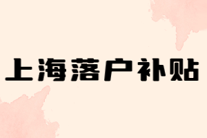 2023年上海人才引进补贴，落户不要错过！