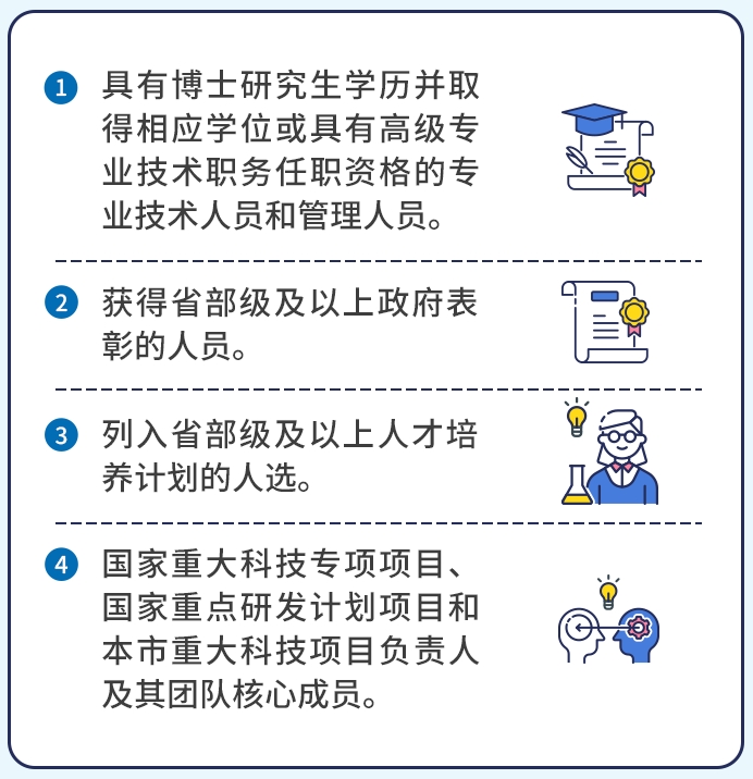 2024年上海市引进人才申办本市常住户口试行办法：高层次人才